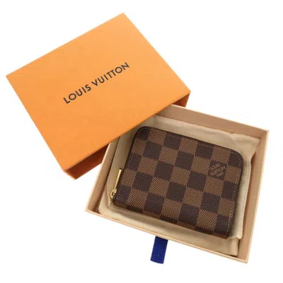 Pre-owned Louis Vuitton Brown Damier Canvas Damier Canvas Coin Purse/coin Case ()