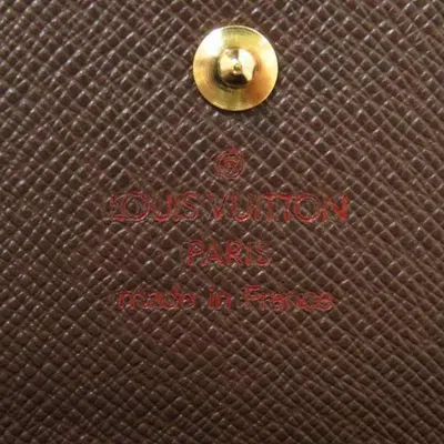 Pre-owned Louis Vuitton Brown Damier Canvas Damier Canvas Wallet (tri-fold) ()