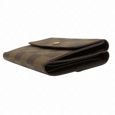 Pre-owned Louis Vuitton Brown Damier Canvas Damier Canvas Wallet (tri-fold) ()