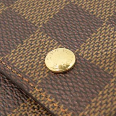 Pre-owned Louis Vuitton Brown Damier Canvas Damier Canvas Wallet (tri-fold) ()