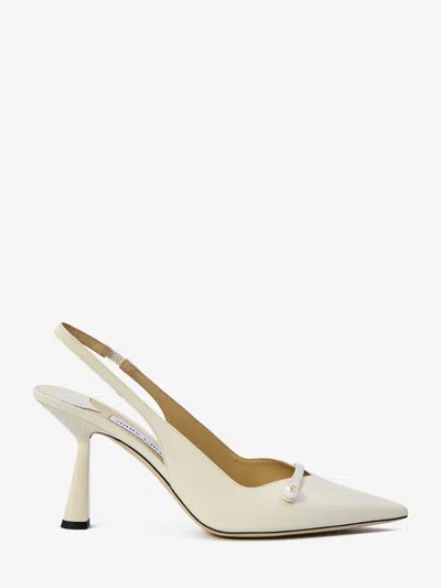 Jimmy Choo Pointed High Heel Sandals In Neutral