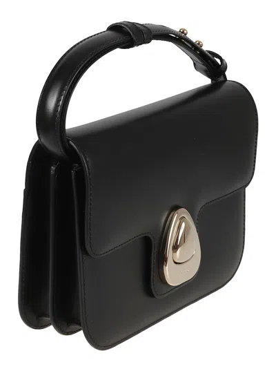 Apc A.p.c. Structured Cowhide Leather Shoulder Bag