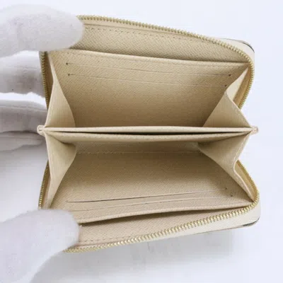 Pre-owned Louis Vuitton Damier Azur Damier Azur Coated Canvas Leather Wallet (bi-fold) ()