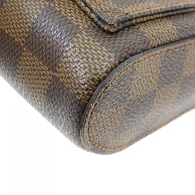 Pre-owned Louis Vuitton Damier Canvas Ebene Coated Canvas Shoulder Bag Sling Bag ()