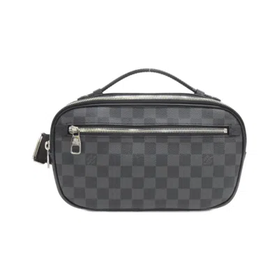 Pre-owned Louis Vuitton Damier Graphite Graphite Coated Canvas Shoulder Bag ()