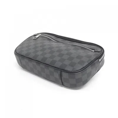 Pre-owned Louis Vuitton Damier Graphite Graphite Coated Canvas Shoulder Bag ()