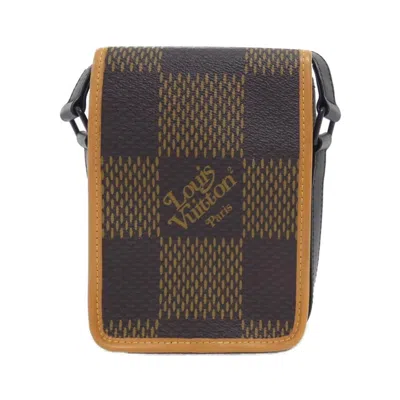 Pre-owned Louis Vuitton Ebene Coated Canvas Shoulder Bag ()