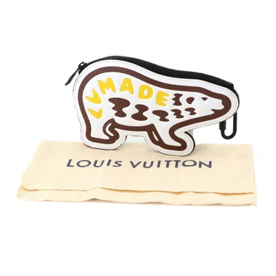 Pre-owned Louis Vuitton Ebene Multi-color Canvas Leather Coin Purse/coin Case ()