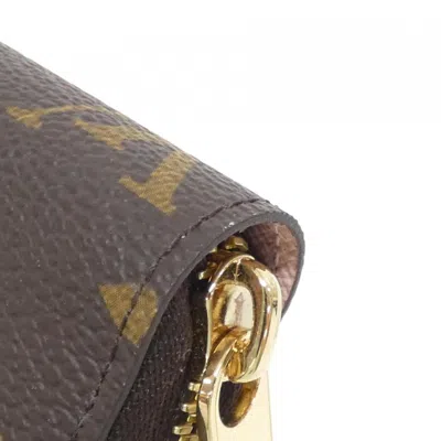Pre-owned Louis Vuitton Marron Monogram Rose Ballerine Monogram Long Wallet (bi-fold) ()