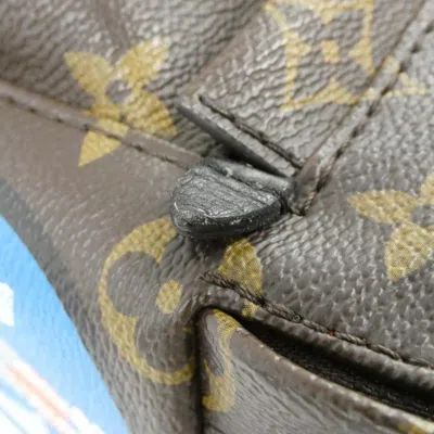 Pre-owned Louis Vuitton Monogram Marron Coated Canvas Backpack ()