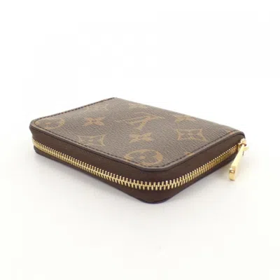 Pre-owned Louis Vuitton Monogram Marron Coated Canvas Coin Purse/coin Case ()