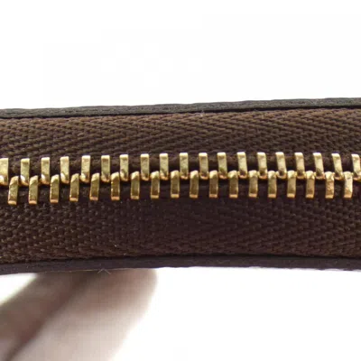 Pre-owned Louis Vuitton Monogram Marron Coated Canvas Coin Purse/coin Case ()