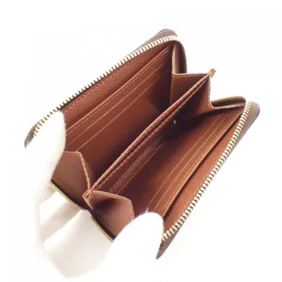 Pre-owned Louis Vuitton Monogram Marron Coated Canvas Coin Purse/coin Case ()