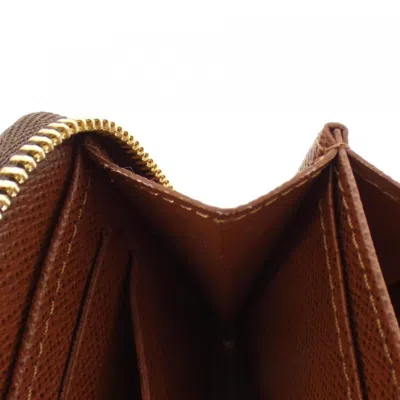 Pre-owned Louis Vuitton Monogram Marron Coated Canvas Coin Purse/coin Case ()