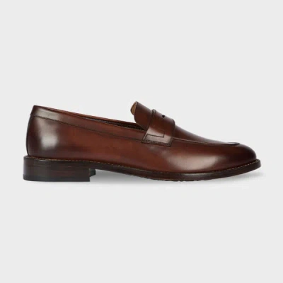 Paul Smith Leather Loafers In Brown