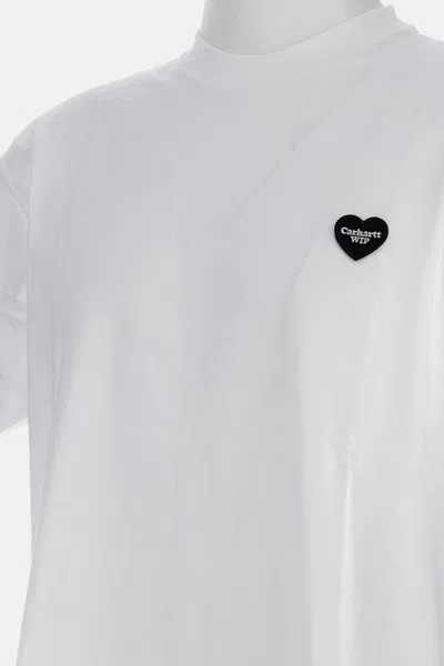Carhartt T-shirt S/s Heart Iihartt In White