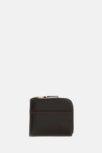 Comme Des Garçons Play Zip-around Leather Wallet