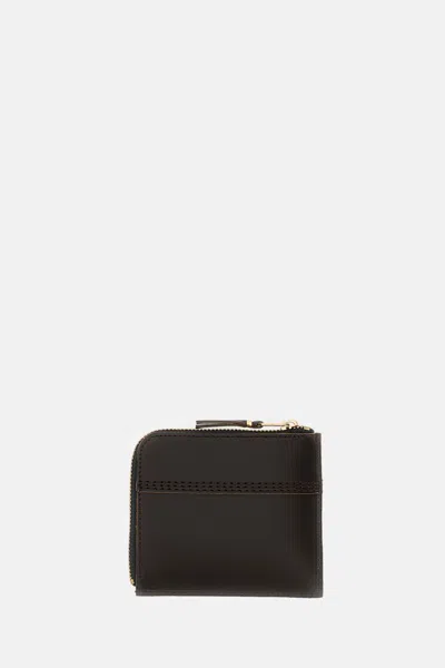 Comme Des Garçons Play Zip-around Leather Wallet