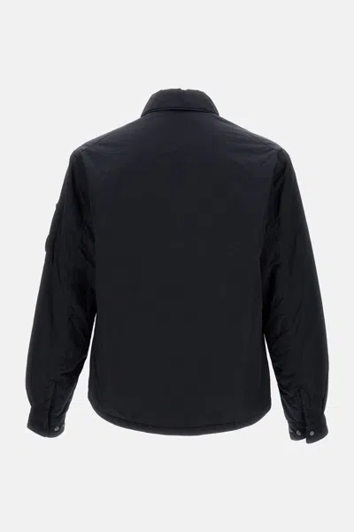 C.p. Company C.p.company Buttoned Pocket Overshirt In Black