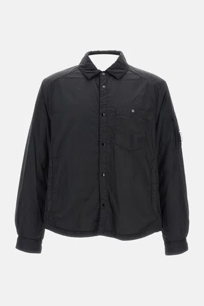 C.p. Company C.p.company Buttoned Pocket Overshirt In Blue