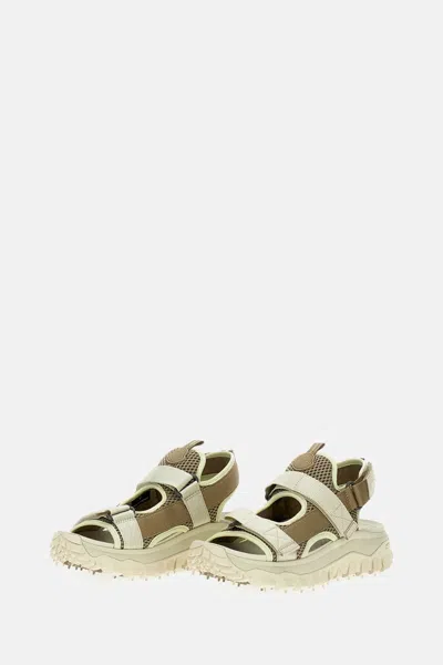 Moncler Beige Logo Sandals