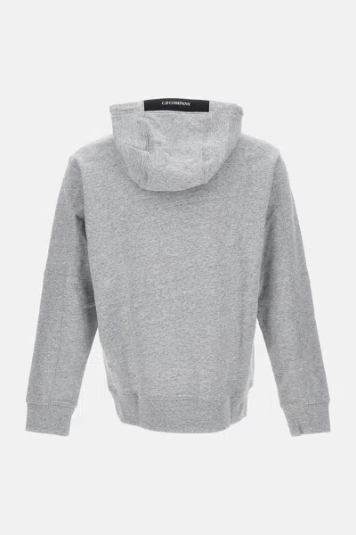 C.p. Company Casual Hooded Sweatshirt With Front Pocket In Gray