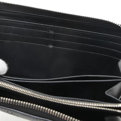 Pre-owned Louis Vuitton Noir Mahina Leather Long Wallet (bi-fold) ()