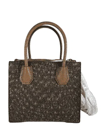Michael Kors Mercer Medium Brown Leather Messenger Bag