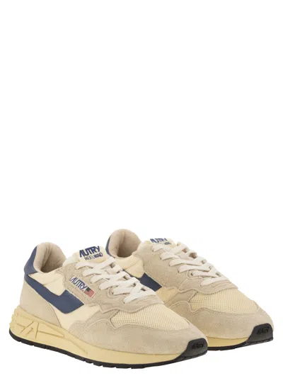 Autry Reelwind Low Sneakers Beige In Neutral