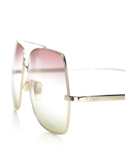 Chloé Aly Glasses Gold