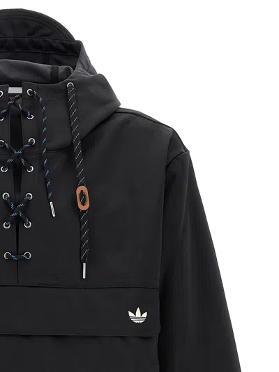 Adidas Originals Anorak  By Wales Bonner Puffer Jackets Black