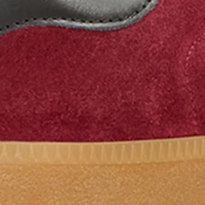 Isabel Marant Suede Sneakers With Rubber Sole And Contrast Heel Tab In Multi