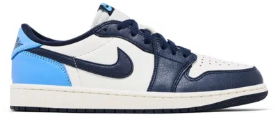 Jordan 1 Low Og Obsidian Unc In Animal Print