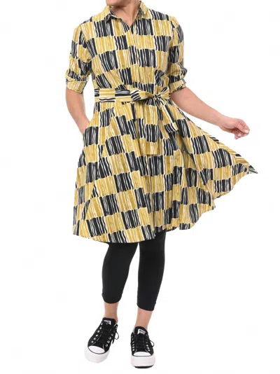 Tulip Clothing Perrin Midi Dress In Line Up