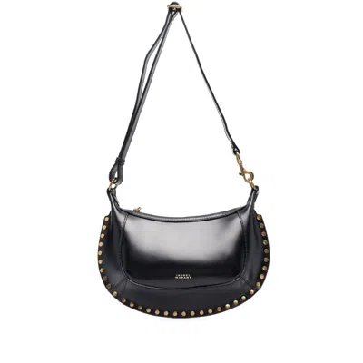 Isabel Marant Marant Oskan Moon Shoulder Bag With Studs