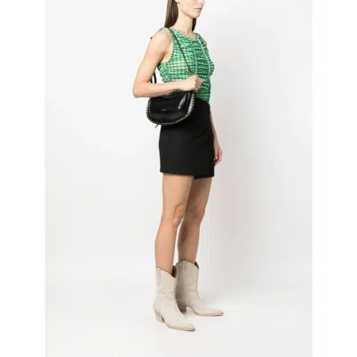 Isabel Marant Marant Oskan Moon Shoulder Bag With Studs