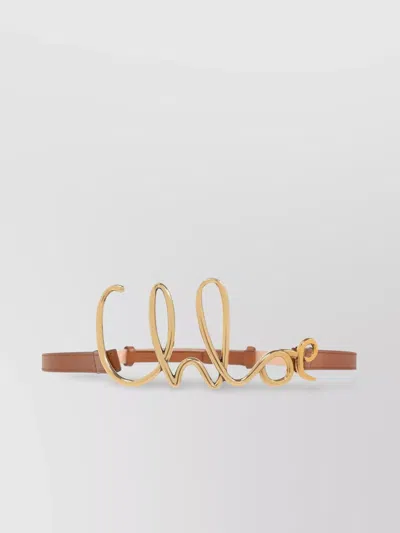 Chloé Adjustable Length Iconic Leather Belt