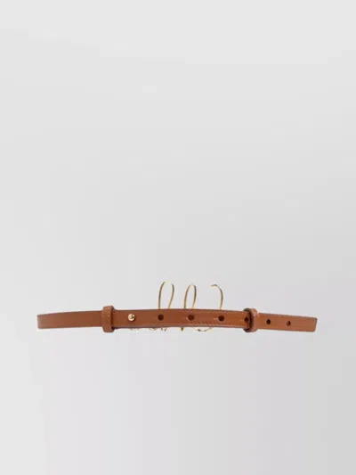 Chloé Adjustable Length Iconic Leather Belt