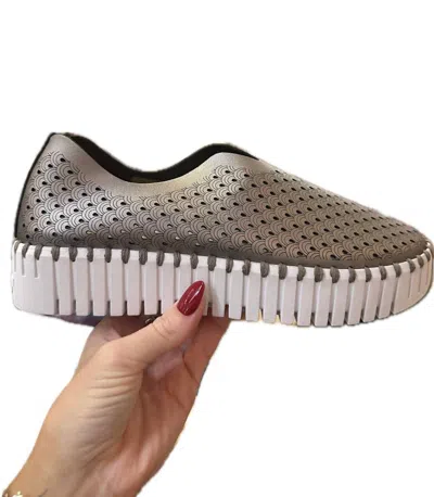 Ilse Jacobsen Women's Platform Tulip Slip On Sneaker In Grey