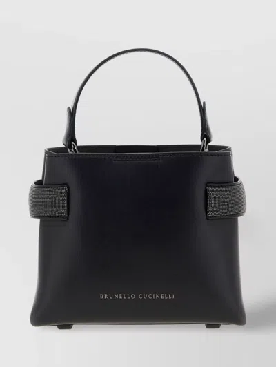Brunello Cucinelli 'core' Structured Top Handle Handbag