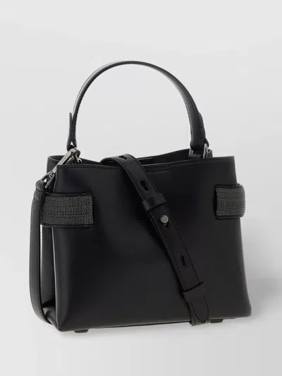 Brunello Cucinelli 'core' Structured Top Handle Handbag