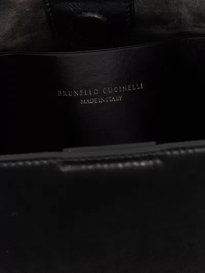 Brunello Cucinelli 'core' Structured Top Handle Handbag