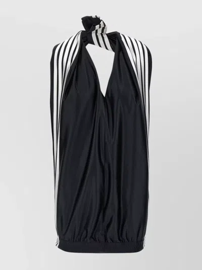 Balenciaga Sporty Dress With Elastic Hem And Halter Neck