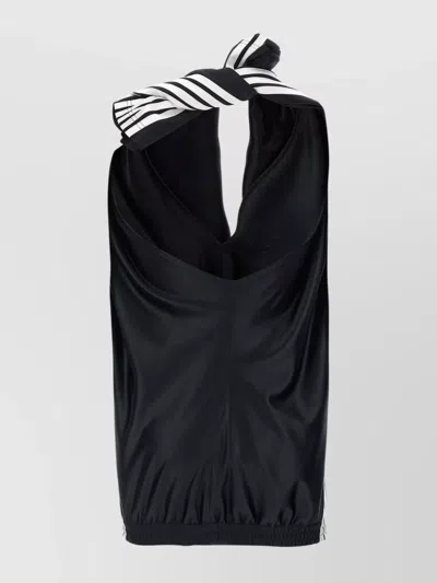 Balenciaga Sporty Dress With Elastic Hem And Halter Neck
