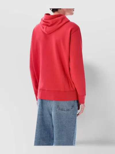 Polo Ralph Lauren Polo Pony-embroidered Drawstring Hoodie In Red