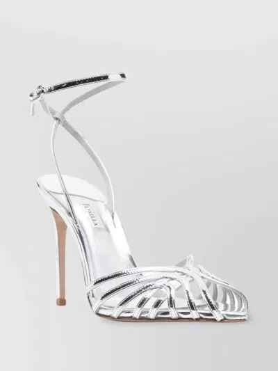 Le Silla Embrace Sandals 110mm In Metallic