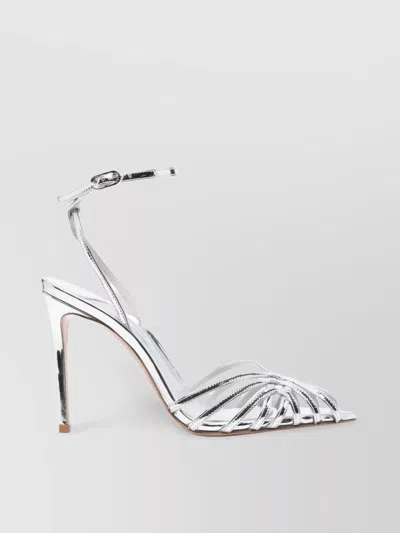 Le Silla Embrace Sandals 110mm In Metallic