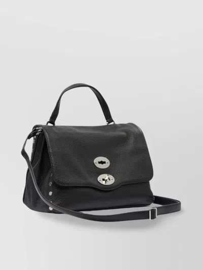 Zanellato Leather Shoulder Bag Adjustable Strap