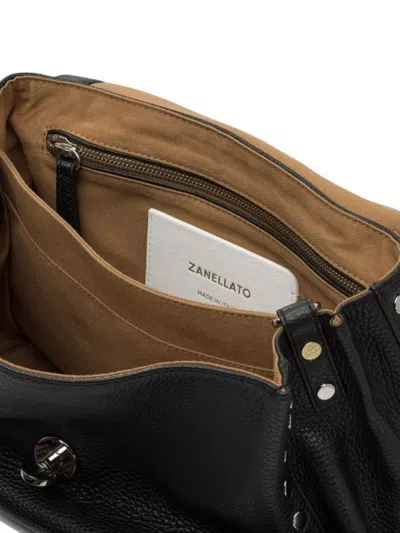 Zanellato Leather Shoulder Bag Adjustable Strap
