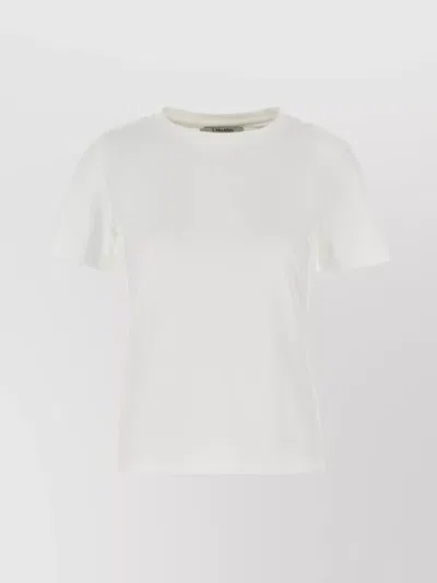 S Max Mara Gemma Short Sleeves T-shirt In White
